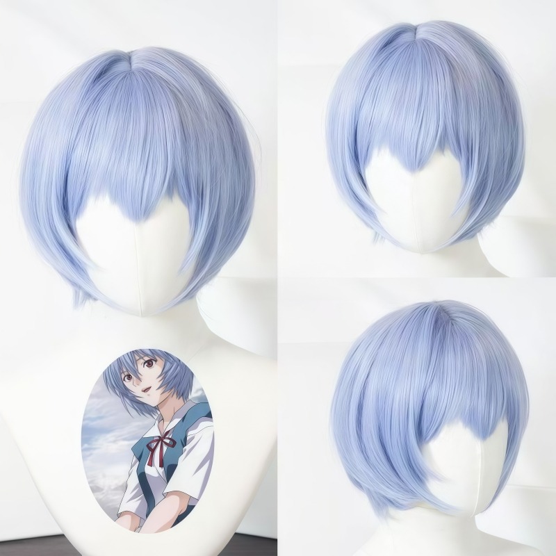 Peluca de cosplay de EVA Ayana - Evangelion Anime Merchandise reseña y precio