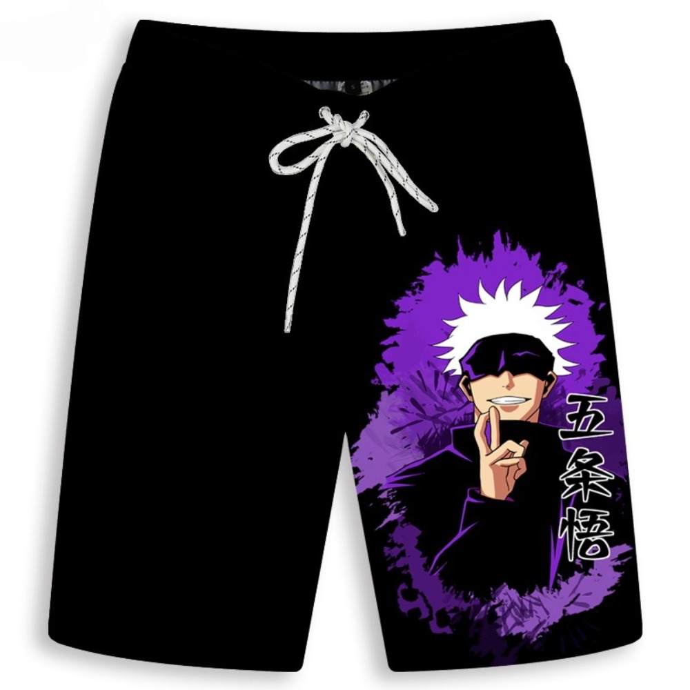 Pantalones cortos con estampad - Anime Merchandise Shop reseña y precio