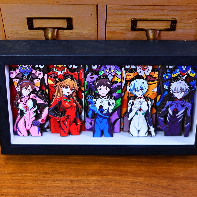 Pintura de papel 3D EVA creati - Evangelion Anime Merchandise reseña y precio