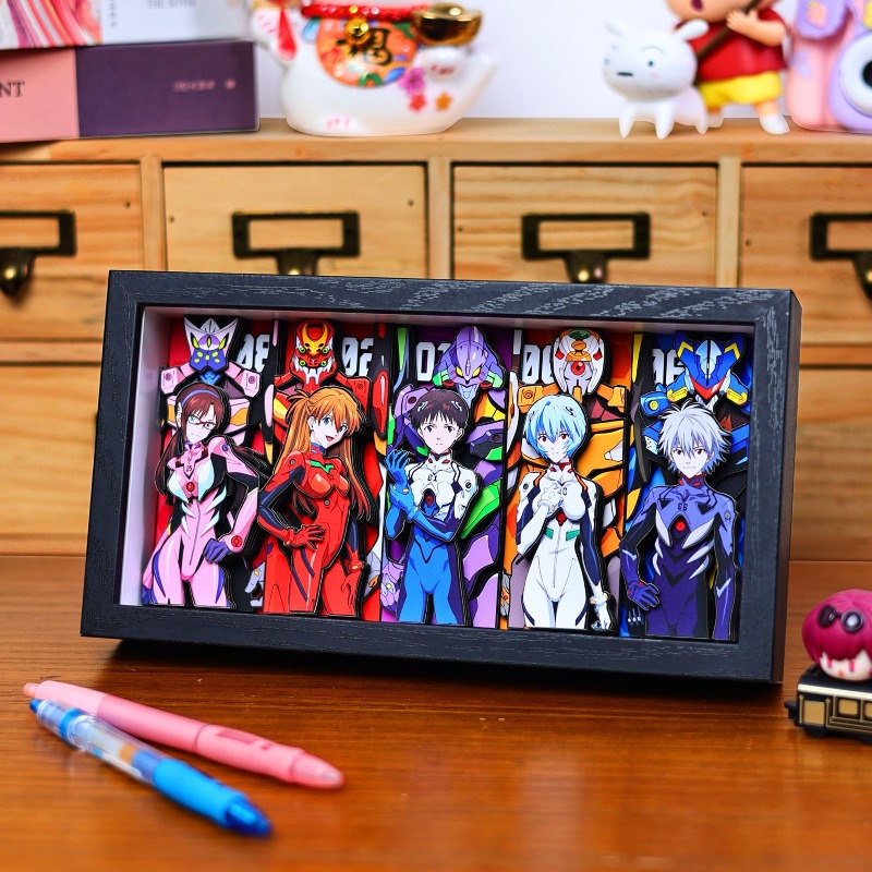 Pintura de papel 3D EVA creati - Evangelion Anime Merchandise reseña y precio