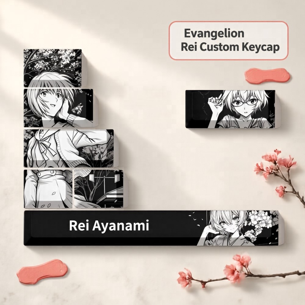 Juego de 7 Teclas Neon Genesis - Evangelion Anime Merchandise reseña y precio